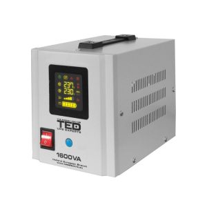 UPS TED 000330, 1600 VA /1050 W, runtime extins, doi acumulatori (neinclusi)