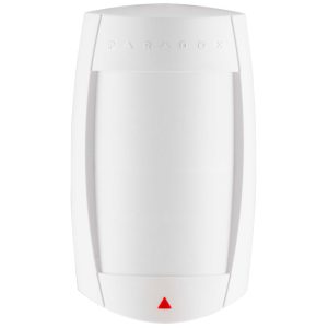 Detector de miscare dual PIR Paradox Digigard DG75+, 11x11 m, 90 grade, Digital Shield, pet immunity