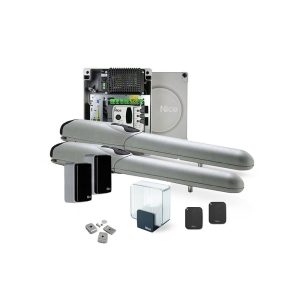 Kit automatizare poarta batanta Nice WINGOKIT 3524 FULL, 200 Kg/canat, 3.5 m/canat, 24 V